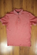 Polo Marvelis r. S czerwone męskie kr rękaw bawełna body fit 