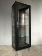 Szafa metalowa LOFT lekarska medyczna witryna szklana industrialna