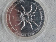 1 DOLAR WEB SPIDER AUSTRALIA 2015R.UNCJA SREBRA.