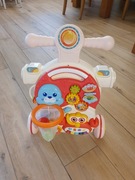 Chodzik Edukacyjny dla Dziecka Wielofunkcyjny Chodzik Stolik Hulajnoga