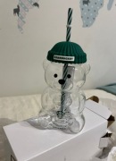 Szklany kubek w kształcie misia Starbucks Bearista