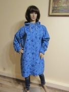 LIGHTHOUSE damska kurtka parka wodoodporna niebieska w kwiaty jak nowa_ 44