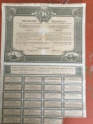 RP (1918-1939), obligacja 4 1/2 % pożyczki na 284 franki, 1.06.1931, W-wa