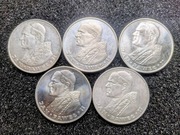 1000 zł srebrna moneta JAN PAWEŁ II - 5szt. Czytaj opis