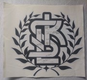 Vlepka Giga ŁKS ŁÓDŹ herb 