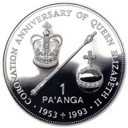 Piękna srebrna moneta Kingdom of Tonga Srebro 1 uncja Ag 925