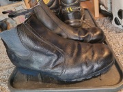 Buty marynarskie z kauczukową podeszwą 45