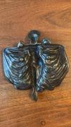 Popielnica z brązu – kobieta – Art Deco | vintage