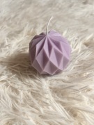 Ręcznie robiona świeczka sojowa - diament