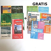 GÓRY ŚWIĘTOKRZYSKIE KIELCE - przewodnik mapa plan