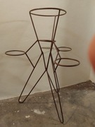 Kwietnik metalowy PRL