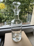 Szklana karafka z korkiem Krosno 