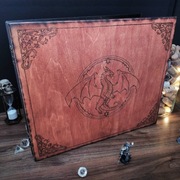 Personalizowany Ekran Mistrza Gry. Akcesoria do Gier RPG. Rękodzieło