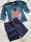 Zestaw bluzka i szorty rozm 92 