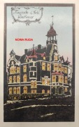 Pocztówka przedwojenna Nowa Ruda Neurode Ratusz ! Odblaskowe okna !