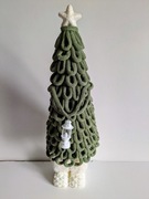 Choinka na styropianowym stożku