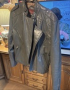 Vintage skórzana kurtka damska André de Lure – klasyk retro, świetny stan