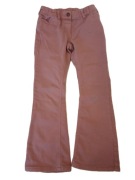 Dziecięce jeansy dzwony brudny róż r 32/ 134 pas regulowany