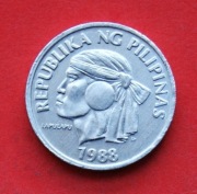 1  Sentimo  1988 r  -   Filipiny   wódz  Lapulapu   piękny stan !!!