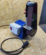 Szlifierka taśmowa stołowa 230v 1200w 1.2kw polerka do metalu drewna 
