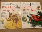 Zestaw 2 książek Ciekawe dlaczego zwierzęta i lasy ciekawostki