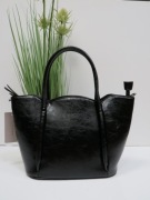 INES DELAURE Oryginalna shopperka czarna A-66