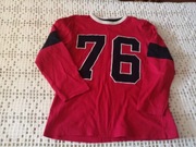 Bluzka na długi rękaw 116 czerwona