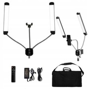 LAMPA KOSMETYCZNA DO MAKIJAŻU PAZNOKCI RZĘS 50W 150W LED GIĘTA PILOT TORBA