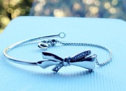 Bransoletka Pandora Bangle z Kokardką Jak nowa Na prezent 