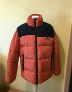 Kurtka Puchowa INVICTA – Rozmiar XL – Dwukolorowa (Pomarańcz/Czerń) 