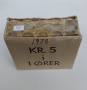 NORWEGIA - 1 Ore 1972 - ROLKA RULON BANKOW WIEWIÓRKA