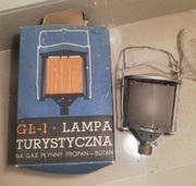 Lampa turystyczna na gaz propan butan z PRL