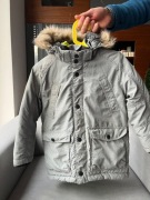 Zimowa ciepła funkcjonalna parka dla chłopca kurtka H&M 116 cm (5-6 lat)
