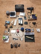 (2) Mix uszkodzonej elektroniki  karton, paleta, box, porządki garażowe 