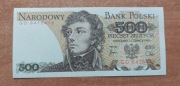 Banknot 500 zł z 1982r, Seria GD Stan!!!
