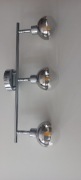 Lampa sufitowa 3 punkty świetlne lustrzane kule