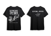 (LIMITOWANE) CZARNY T-SHIRT DIVING STOVE - 2026