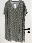 Sukienka/ tunika zielona we wzorki marka H&M