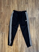 Spodnie Dresowe Adidas czarne logo paski XL