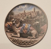 Magnes na lodówkę akrylowy Morocco Maroko Rabat Fez Casablanca Rabat (44) 