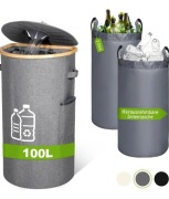 Pojemnik do zbierania pustych butelek i puszek kaucjowanych.