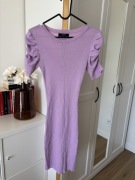 Urocza sukienka Bershka z wiskozy, rozmiar S, bodycon