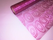 Organza świąteczna, organtyna 38cm*4,5m fiolet