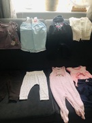 Zestaw 8 szt paka ubran 68/74 cm H&M C&A