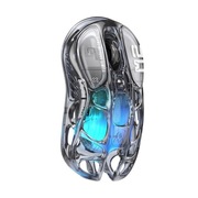 Mysz bezprzewodowa gamingowa GravaStar Mercury M2 transparenta 2.4Ghz