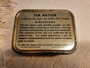 Brytyjska puszka po herbacie z okresu II wojny światowej