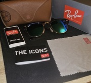 Ray-Ban Clubmaster Flash Lenses RB3016 114517 Rozmiar 49 mm