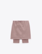 Zara Spodenki Kolarki z Spódniczką  Różowe Rozmiar S 36