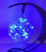 Lampka Nocna Niebieska Księżyc Jabłko Usb