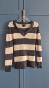 Sweterek w paski Miss Fiori rozmiar S